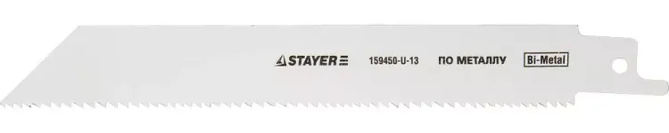 Полотно STAYER "PROFI" S922VF к саб эл.ножов Bi-Met,универс c перем шаг зубьев,дер с гвозд,метал,пласт,рез труб до 2" 159450-U-13 купить в Нижневартовске