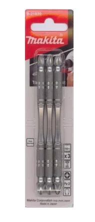 Биты Makita PZ2 110мм 3шт, 2-х сторонние (B-21939) купить в Нижневартовске