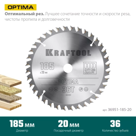 Диск пильный OPTIMA, повышенный ресурс 36951-185-20 купить в Нижневартовске