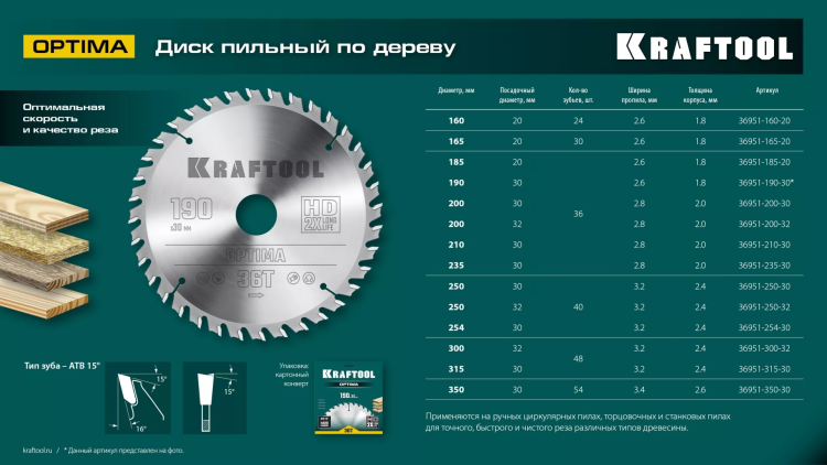 Диск пильный OPTIMA, повышенный ресурс 36951-185-20 купить в Нижневартовске