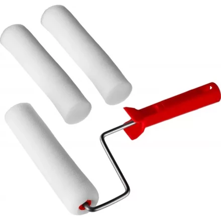 Валик "ПОРОЛОН" в наборе: 3 шубки + ручка, 180 мм, d=40 мм, MIRAX 0364-18_z01 купить в Нижневартовске