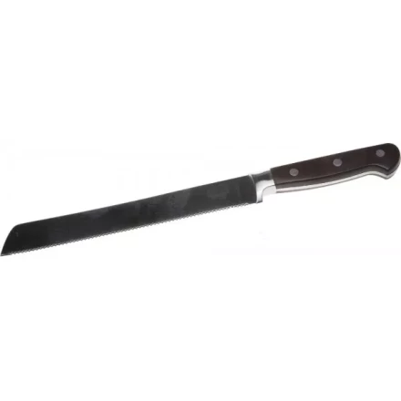 Нож LEGIONER "AUGUSTA" хлебный с деревянной ручкой, нерж лезв 180мм 47865 купить в Нижневартовске