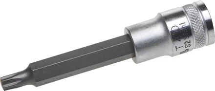 Торцовая бита-головка KRAFTOOL "INDUSTRIE QUALITAT", удлиненная, материал S2, TORX, сатинированная, 1/2", Т40 27906-40_z01 купить в Нижневартовске