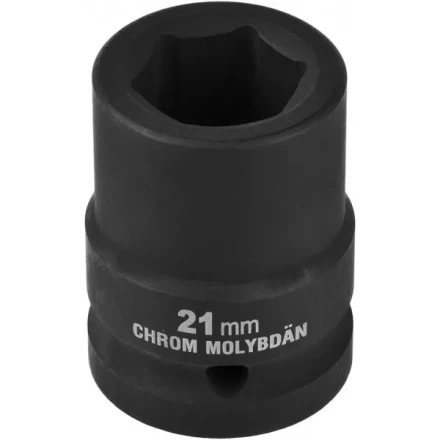 Торцовая головка KRAFTOOL "INDUSTRIE QUALITAT" ударная (3/4"), FLANK, Cr-Mo, фосфатированная, 21 мм 27945-21_z01 купить в Нижневартовске