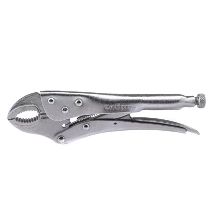 Зажим ручной полукруглый захват 220 мм Сибртех 18422 купить в Нижневартовске