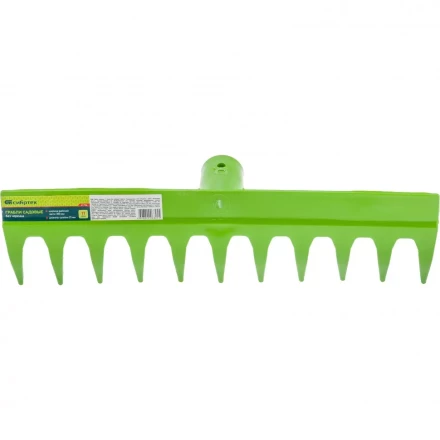 Грабли садовые 11 зубьев без черенка Сибртех 61736 купить в Нижневартовске