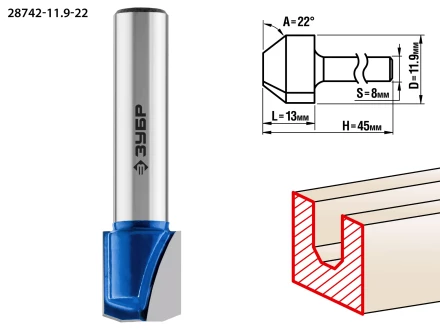 Фрезы пазовые фасонные №3 серия ПРОФЕССИОНАЛ купить в Нижневартовске