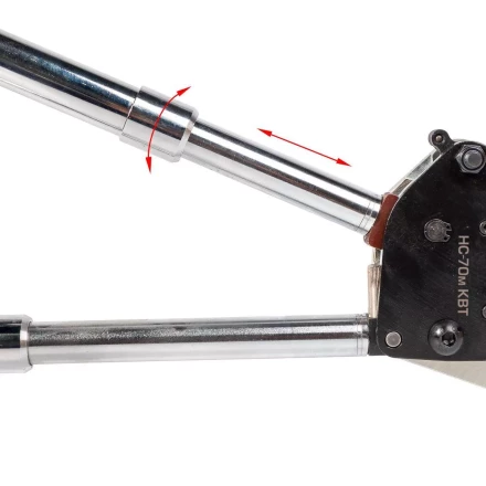 Секторные ножницы КВТ НС-70м для резки бронированных кабелей до 70 мм (84391) купить в Нижневартовске