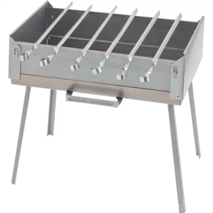 Мангал-дипломат в сумке 410x280x125 1,5 мм 6 шампуров в комплекте PALISAD Camping 69538 купить в Нижневартовске