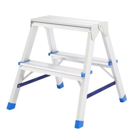 Стремянка двусторонняя 2 ступени алюминиевая Сибртех 97922 купить в Нижневартовске