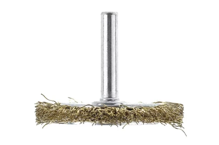 Кордщетка HAMMER плоская 50мм для дрели гофрированная латунированная сталь (207-205) купить в Нижневартовске