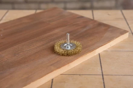 Кордщетка HAMMER плоская 50мм для дрели гофрированная латунированная сталь (207-205) купить в Нижневартовске