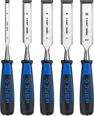 ЗУБР Ударник, 5 предм, набор стамесок-долот, Профессионал (18097-H5) купить в Нижневартовске