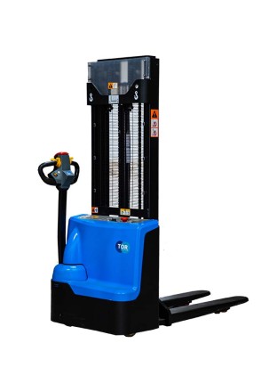 Штабелер самоходный 1,5 т 3,3 м TOR WS15H-3300SC PRO 24/85 В/Ач контроль скорости подъема 1044204 купить в Нижневартовске