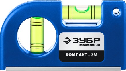 ЗУБР КОМПАКТ - 2М, 85 мм, магнитный компактный уровень, Профессионал (34551) купить в Нижневартовске