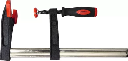 Струбцина F-образная, 600 х 120 х 715 мм, двойной упор MATRIX MASTER 20415 купить в Нижневартовске
