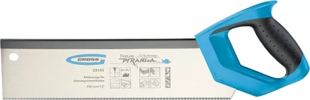 Пила обушковая для стусел PIRANHA,350мм/14",11-12ТРI,зуб 3D,каленый зуб,двухкомп рукоятка GROSS 23141 купить в Нижневартовске