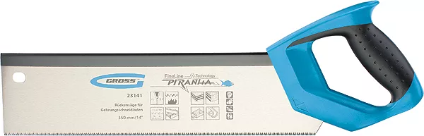 Пила обушковая для стусел PIRANHA,350мм/14",11-12ТРI,зуб 3D,каленый зуб,двухкомп рукоятка GROSS 23141 купить в Нижневартовске