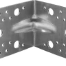 ЗУБР УКУ-2.5, 90 x 130 x 130 x 2.5 мм, цинк, усиленный крепежный уголок (31011-130) купить в Нижневартовске
