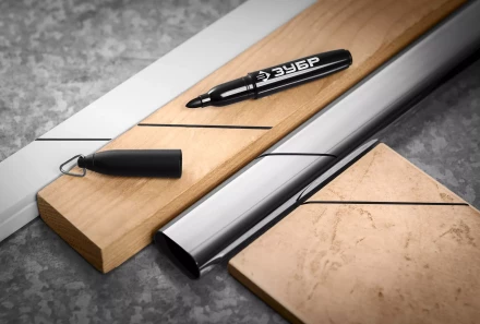 ЗУБР Мини черный, 1-3 мм, 80 шт, перманентный маркер (06331-2) купить в Нижневартовске