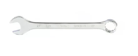 Ключ комбинированный 27 мм CrV полированный хром MATRIX 15172 купить в Нижневартовске