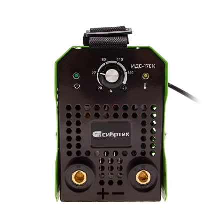 Инверторный аппарат дуговой сварки ИДС-170K, 170 А, ПВ 80%, диаметр электрода 1,6-3,2 мм Сибртех 94393 купить в Нижневартовске