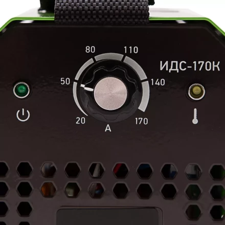 Инверторный аппарат дуговой сварки ИДС-170K, 170 А, ПВ 80%, диаметр электрода 1,6-3,2 мм Сибртех 94393 купить в Нижневартовске