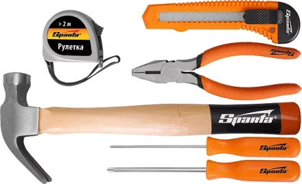 Набор инструмента бытовой, 6 предм  SPARTA 13540 купить в Нижневартовске