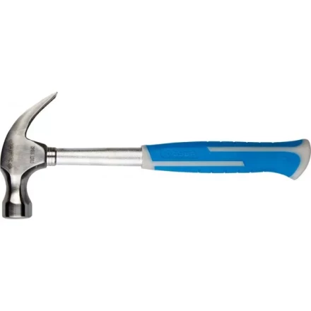 Молоток-гвоздодер ЗУБР цельнометаллический, с двухкомпонентной пластиковой рукояткой, 450г 20250-450_z01 купить в Нижневартовске