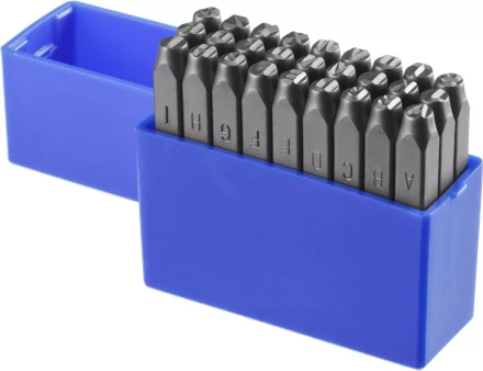 Клейма ЗУБР буквенные латинские, шрифт 5мм 21505-05_z01 купить в Нижневартовске