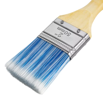 Кисть плоская "Евро" 2", искусственная щетина, деревянная ручка MTX 83071 купить в Нижневартовске