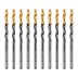 Сверло по металлу, 4,2 мм, HSS-Tin, Golden Tip, 10 шт. Denzel 717210 купить в Нижневартовске