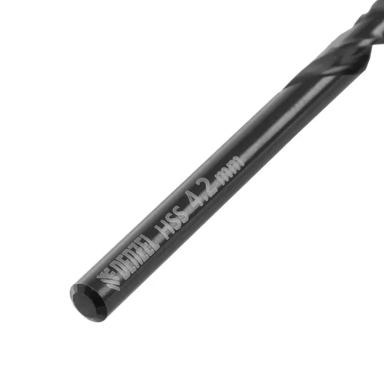 Сверло по металлу, 4,2 мм, HSS-Tin, Golden Tip, 10 шт. Denzel 717210 купить в Нижневартовске