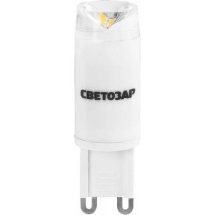 Лампа СВЕТОЗАР светодиодная &quot;LED technology&quot;, цоколь G9, теплый белый свет (3000 К), 2,5Вт (20) 44595-20 купить в Нижневартовске