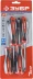 Набор ЗУБР "МАСТЕР": Отвертки, Cr-v, эргономичная двухкомпонентная рукоятка, 4шт 25065-H4_z03 купить в Нижневартовске