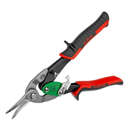 Ножницы по металлу Matrix, 250 мм, правый рез, сталь CRMO, двухкомпонентные рукоятки, PRO 78324 купить в Нижневартовске