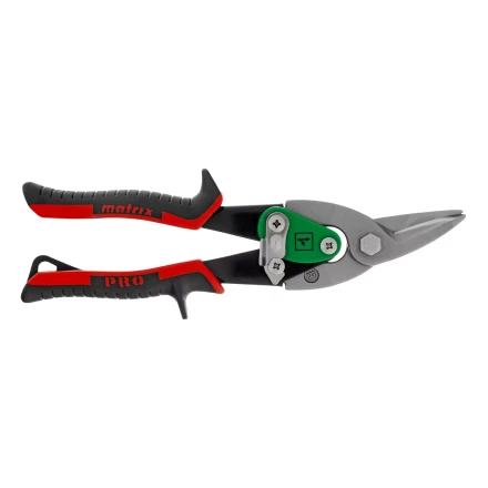 Ножницы по металлу Matrix, 250 мм, правый рез, сталь CRMO, двухкомпонентные рукоятки, PRO 78324 купить в Нижневартовске