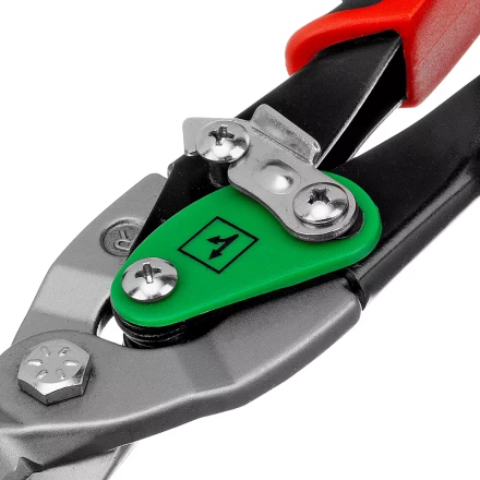 Ножницы по металлу Matrix, 250 мм, правый рез, сталь CRMO, двухкомпонентные рукоятки, PRO 78324 купить в Нижневартовске