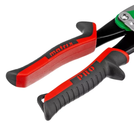 Ножницы по металлу Matrix, 250 мм, правый рез, сталь CRMO, двухкомпонентные рукоятки, PRO 78324 купить в Нижневартовске