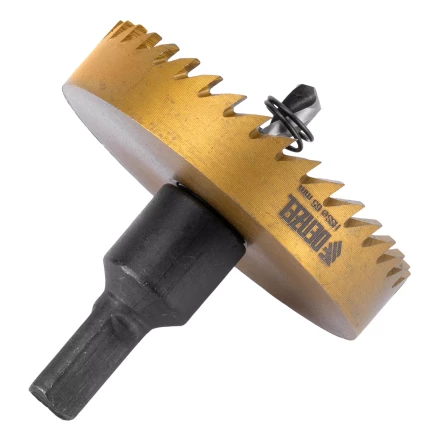 Коронка по металлу HSS, 65 мм, нитридтитановое покрытие Denzel 724121 купить в Нижневартовске