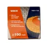 Щетка для УШМ М14/100 мм выгнутая сталь прямая VMX 511725 купить в Нижневартовске