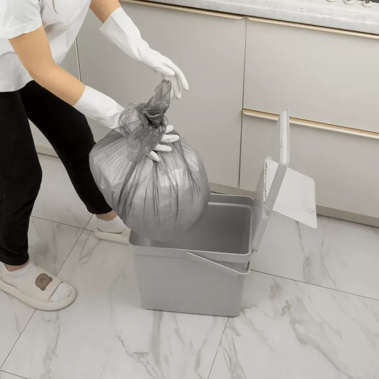 Пакеты для мусора 30 л x 50 шт. серые, Home Palisad 927075 купить в Нижневартовске