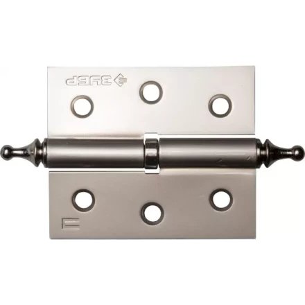 Петля дверная разъемная ЗУБР "ЭКСПЕРТ", 1 подшипник, цвет мат. никель (PN), левая, с крепежом, 75х63х2,5мм,2шт 37605-075-4L купить в Нижневартовске