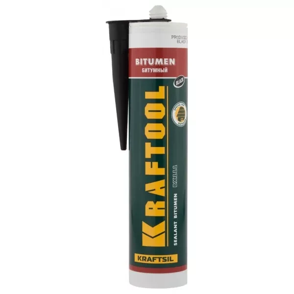 Герметик битумный KRAFTOOL черный, 300мл 41261 купить в Нижневартовске