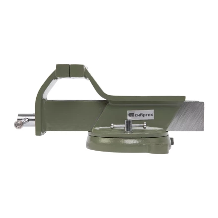 Тиски слесарные Сибртех 18619, 125 мм, стальные, поворотные купить в Нижневартовске