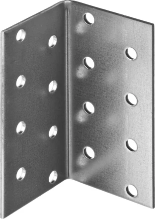 Крепежный угол ЗУБР &quot;МАСТЕР&quot; равносторонний, 80х40х40мм, 50 шт 310205-080-040 купить в Нижневартовске