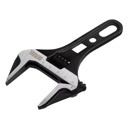 Ключ разводной 155 мм Denzel 15753, CrV, кованый, укороченная рукоятка купить в Нижневартовске