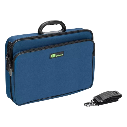 Кейс монтера Сибртех 90237, 470х340х110 мм, 25 карманов, наплечный ремень купить в Нижневартовске