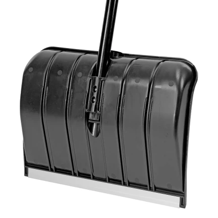 Лопата для уборки снега Palisad 61798, полипропилен, 455х345х1330 мм, алюминиевый черенок, BASE купить в Нижневартовске