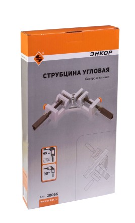 Струбцина угловая быстрозажимная 65 мм Энкор 20066 купить в Нижневартовске